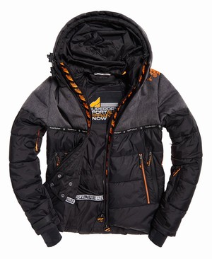 Superdry Sartorial Snow Férfi Kabát Fekete | XEINH4703